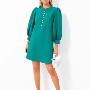 Verdant Green Samantha Mini Dress